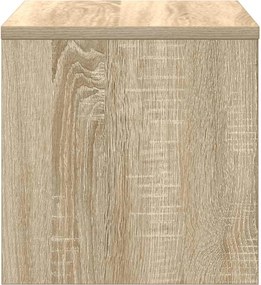 vidaXL Κομοδίνο Χρώμα Sonoma Δρυς 40 x 30 x 30 εκ. από Επεξ. Ξύλο