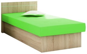 Κρεβάτι Dover 101, Μονόκλινο, Πράσινο, 80x190, 80x192x68cm, 53 kg, Στρώμα: Ναι | Epipla1.gr
