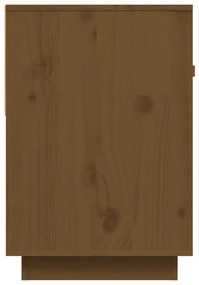 vidaXL Έπιπλο Τηλεόρασης Καφέ Μελί 90x40x60 εκ. από Μασίφ Ξύλο Πεύκου