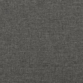 vidaXL Κεφαλάρι με Πτερύγια Σκούρο Γκρι 83x23x118/128 εκ. Υφασμάτινο