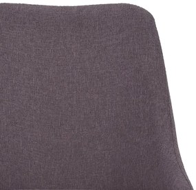 vidaXL Καρέκλα Γραφείου Περιστρεφόμενη Χρώμα Taupe Υφασμάτινη