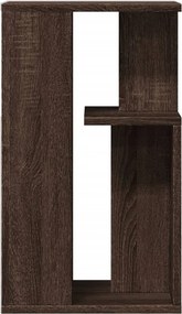 vidaXL Βοηθητικό Τραπέζι Καφέ Δρυς 35x35x60 εκ. Επεξεργασμένο Ξύλο