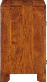 vidaXL Sideboard Πολύχρωμο 50x35x60 μασίφ ξύλο ακακίας