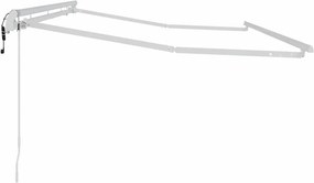 vidaXL Σκελετός Τέντας Λευκό 4 x 2 m Μέταλλο