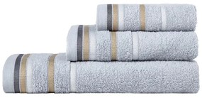 Πετσέτες Embrace (Σετ 3τμχ) Light Grey Nima Σετ Πετσέτες 70x140cm 100% Cotton