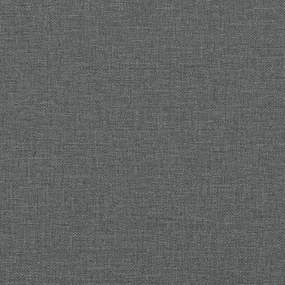Καναπές Κρεβάτι Γωνιακός Σκ. Γκρι 279x140x70 εκ. Υφασμάτινος - Γκρι