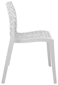 Καρέκλα Hush στοιβαζόμενη pp λευκό 50x57x81 εκ. 50x57x80 εκ.