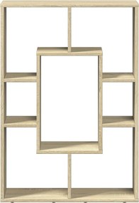 vidaXL Βιβλιοθήκη Sonoma Δρυς 63x20x90 εκ. από Επεξεργασμένο Ξύλο
