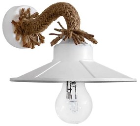 Φωτιστικό Τοίχου - Απλίκα UT-161ΑΡ Rope UT-White 31-0997 Heronia Rope, Metal