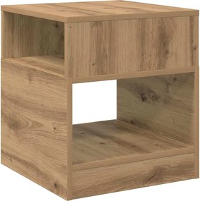 vidaXL End Table Artisan Oak 40,5 x 40 x 45 εκ Επεξεργασμένο ξύλο