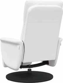 vidaXL Κάθισμα μασάζ Λευκό 71 x 90 x 105 εκ. Τεχνητό Δέρμα