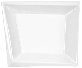 Πιάτο Βαθύ Πορσελάνης Diagonal Λευκό Art Et Lumiere 25x20x4,5εκ. 06986