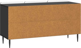 vidaXL Ντουλάπι TV 99 x 34,5 x 52 cm Μαύρο Επεξεργασμένο Ξύλο