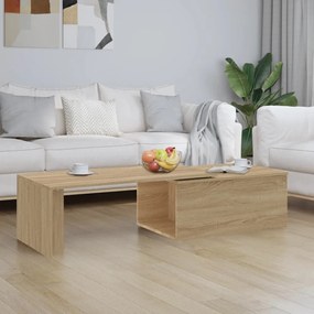 vidaXL Τραπεζάκι Σαλονιού Sonoma Δρυς 150x50x35 εκ. από Μοριοσανίδα