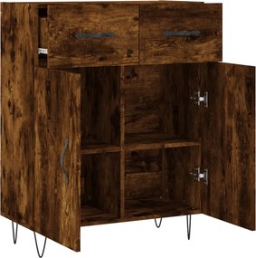 vidaXL Ντουλάπι Καπνιστή Δρυς 69,5 x 34 x 90 εκ. Επεξεργασμένο Ξύλο