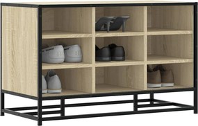 Πάγκος παπουτσιών vidaXL Sonoma Oak 84x40x53,5 cm