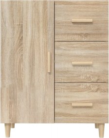 vidaXL Ντουλάπι Sonoma Δρυς 69,5 x 34 x 90 εκ. από Επεξεργασμένο Ξύλο