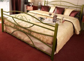 Κρεβάτι Ramon-90x200-Χρυσό-Με ποδαρικό