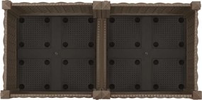vidaXL Ζαρντινιέρα 80 x 40 x 23 εκ. από Πολυπροπυλένιο
