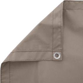 vidaXL Οθόνη Μπαλκονιού Taupe 100 x 1000 cm Ύφασμα Όξφορντ