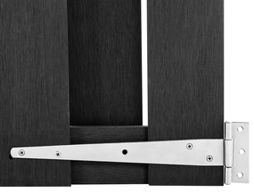 vidaXL Πόρτα Φράχτη Γκρι 100 x 100 εκ. από WPC