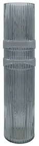 Βάζο Γυάλινο Bague 019589 D10xH45cm Light Blue Glass
