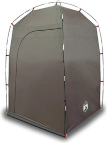 vidaXL Σκηνή Ντους Καφέ Αδιάβροχη