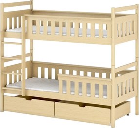 TEZO 80x160 pine bunk bed Lano Furniture