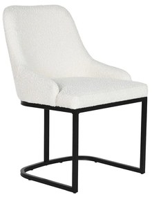 Καρέκλα Τραπεζαρίας Home ESPRIT Λευκό Μαύρο 54 x 61 x 82,5 cm