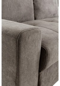 BILL ΚΑΝΑΠΕΣ ΚΡΕΒΑΤΙ ΓΩΝΙΑ ΔΕΞΙΑ TAUPE 241x173x94 - 70-0412