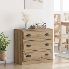 vidaXL Πλαϊνό γραφείο Artisan Oak 70 x 35,5 x 67,5 εκ.