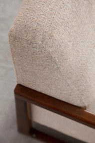 Wing Chair Athena Bergere - Beige Beige