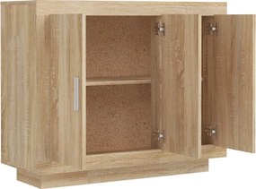 vidaXL Συρταριέρα Sonoma Δρυς 92x35x75 εκ. Επεξεργασμένο Ξύλο