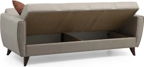 3-Seat Sofa-Bed Zaden - Beige Beige