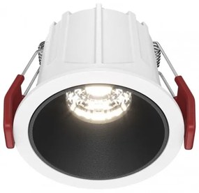 Χωνευτό Σποτ Οροφής Alfa LED 10W 4000K Μαύρο-Λευκό DL043-01-10W4K-RD-WB MAYTONI DL043-01-10W4K-RD-WB Ασπρόμαυρο