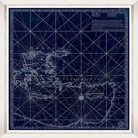 Κάδρο La Mer Mediterranee - Eastern Side Fa13382 90X100Cm Blue Mindthegap Vertical Wood