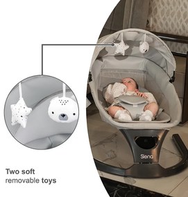 Κούνια Ηλεκτρική Siena  Graphite 10090110002 Lorelli