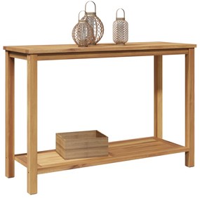 vidaXL Τραπέζι κονσόλας Καφέ 110 x 40 x 45 cm Μασίφ ξύλο teak