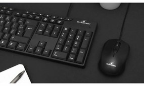 Πληκτρολόγιο Bluestork MEDIA OFFICE Μαύρο AZERTY