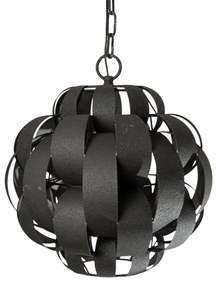 Φωτιστικό Οροφής Μεταλλικό Μαύρο 42x42x44εκ. Zen Collection 25.16.51591