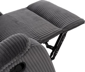ΠΟΛΥΘΡΟΝΑ RELAX DIONI HM3296.11 ΓΚΡΙ ΡΙΓΕ ΥΦΑΣΜΑ 85x90x100Υεκ.