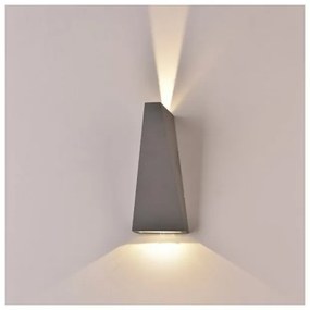 Φωτιστικό Τοίχου Απλίκα V-TAC Πάνω- Κάτω Γκρι 6W IP65 Φως Ημέρας 8300