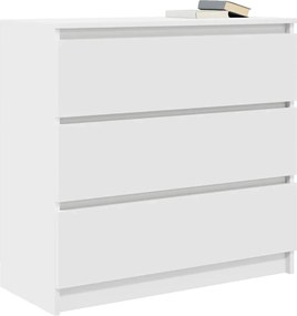 vidaXL Ντουλάπι Λευκό 80x35x76 εκ. Επεξεργασμένο Ξύλο