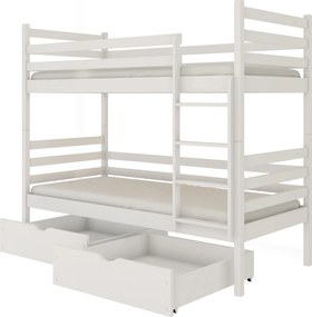 NEMO 90x200 white bunk bed Lano Furniture