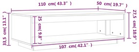 ΤΡΑΠΕΖΑΚΙ ΣΑΛΟΝΙΟΥ ΚΑΦΕ ΚΕΡΙΟΥ 110X50X33,5ΕΚ. ΜΑΣΙΦ ΞΥΛΟ ΠΕΥΚΟΥ 844135