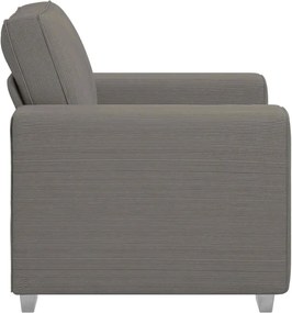 vidaXL Πολυθρόνα Ανοιχτό Γκρι Ύφασμα Κοτλέ 100 x 77 x 82 εκ.