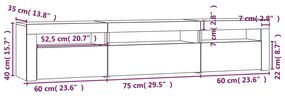 ΈΠΙΠΛΟ ΤΗΛΕΟΡΑΣΗΣ ΜΕ LED ΚΑΦΕ ΔΡΥΣ 195X35X40 ΕΚ. 3152745