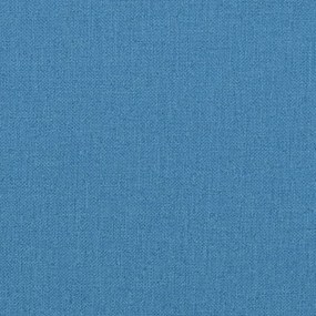 vidaXL Μαξιλάρια Πάγκου Κήπου 2 Τεμ. Μπλε Μελανζέ 150x50x7 εκ. Ύφ.