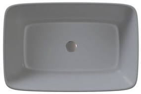 Sanitec Atlas 281 Νιπτήρας Συνθετικός Επικαθήμενος 56,5x39,5x12cm Cement