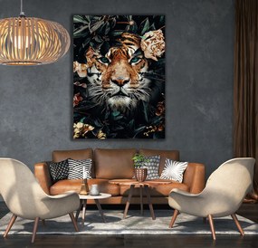 Πίνακας σε καμβά Τίγρης LUX5 30cm x 40cm